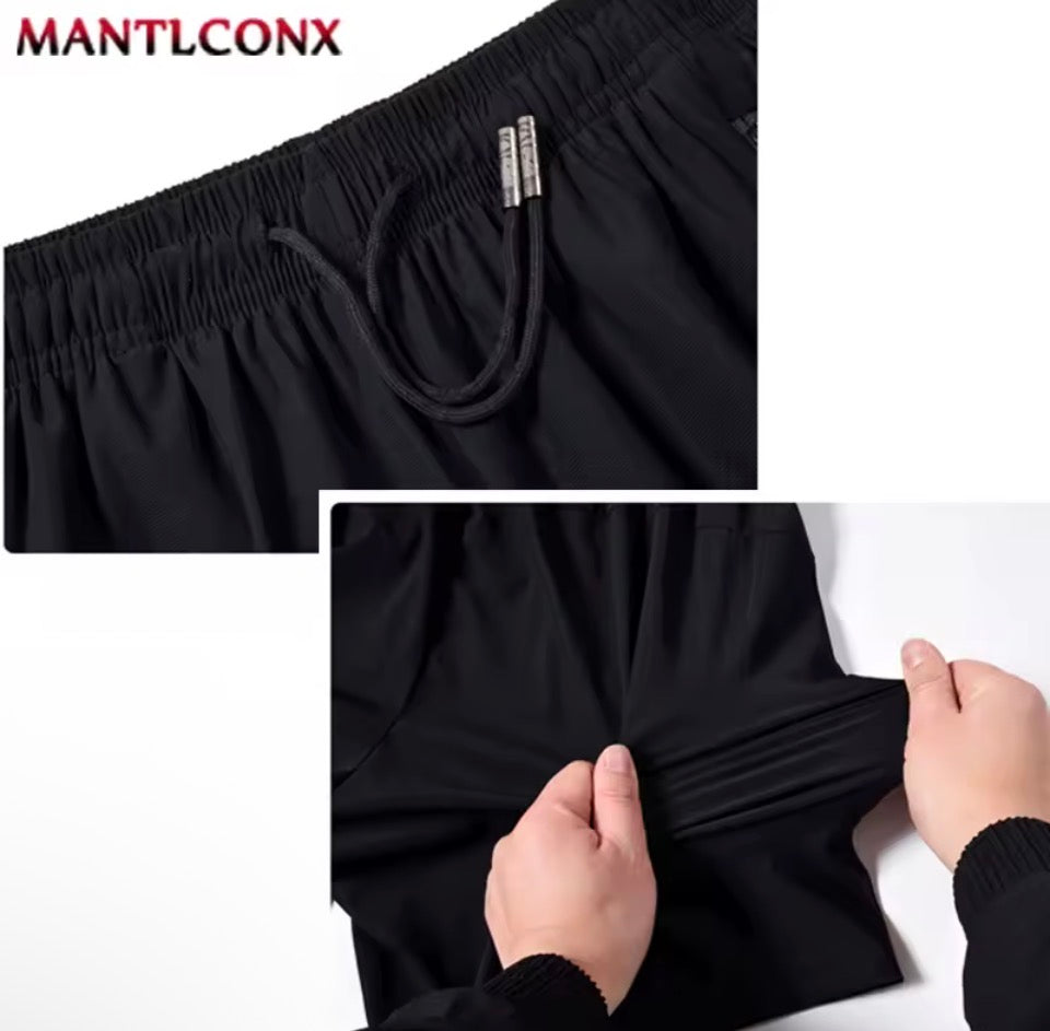 Summer Men's Shorts Cool Sportswear Running Sport Shorts Casual Bottoms Gym Fitness Training Jogging Short Pants Men Black Gray