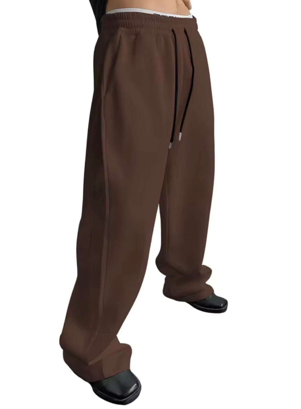2025 Men’s Wide-Leg Sweatpants – European & American Style, Unisex Casual Comfort